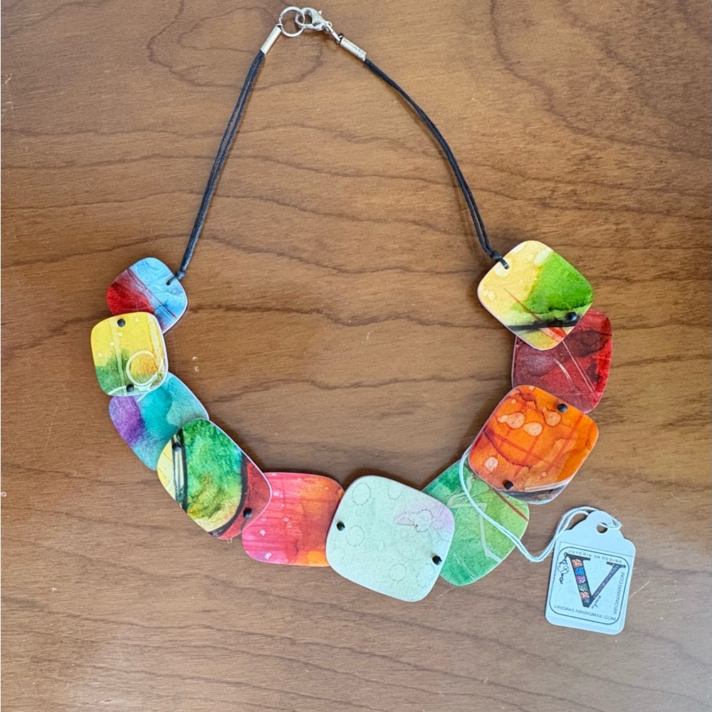 Vibrant Multicolor Statement Necklace - Women Jewelry